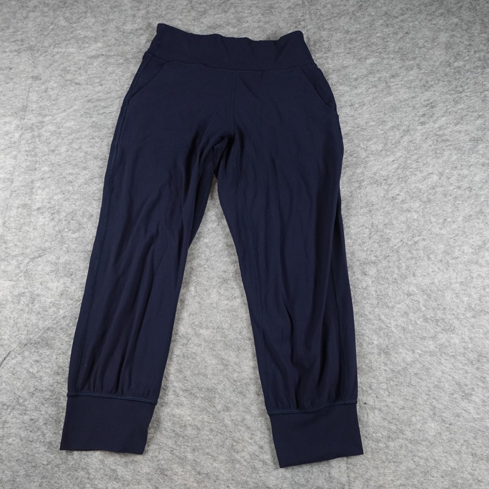 Lululemon Pants Womens 6 Navy Blue Align Jogger Crop Pull On 23" Athleisure